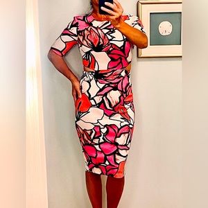 BISOU BISOU DRESS, GORGEOUS COLORS WITH CUT OPEN SIDES.